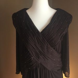 Chocolate Floor/Ankle Length Dress